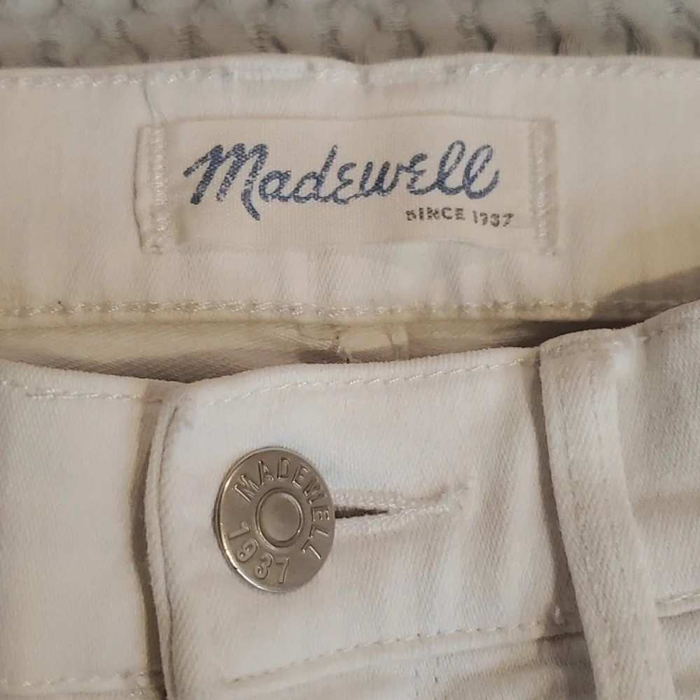 Madewell White Jeans Size 27